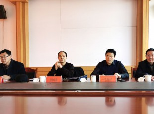 安然临夏建设考评组对百乐博公司安然临夏建设工作进行考评